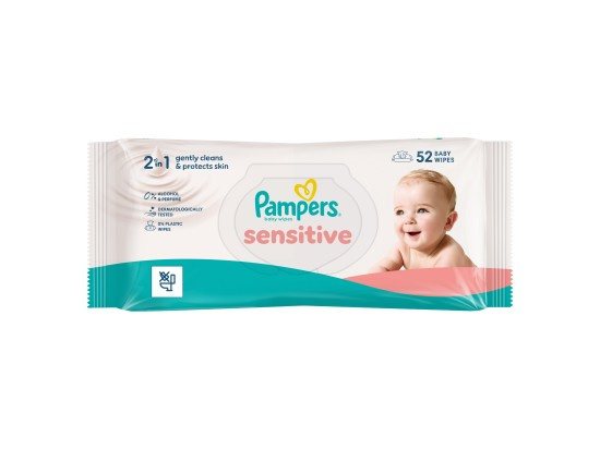 Pampers Wipes (52ks/fol) Sensitive PF