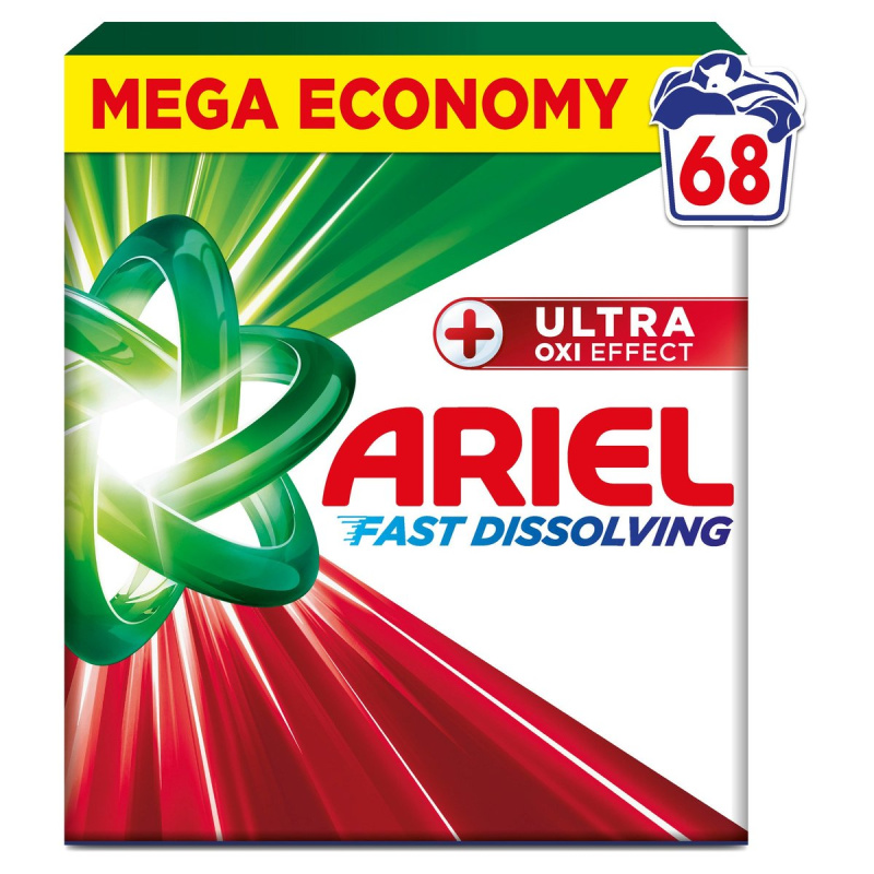 Ariel + Ultra Oxi Effect prací prášek (3,74 kg)
