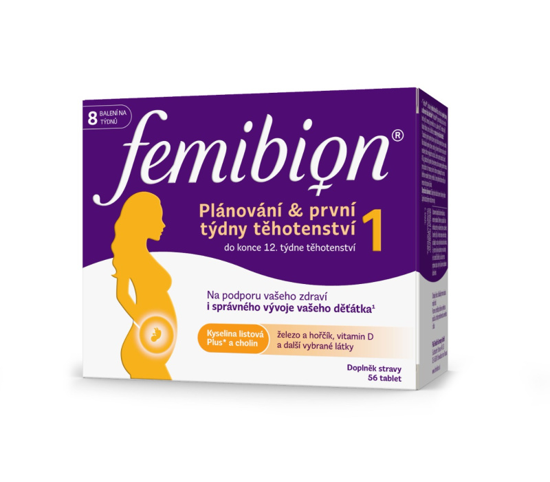 FEMIBION 1 Plánování a první týdny těhotenství 56 tablet