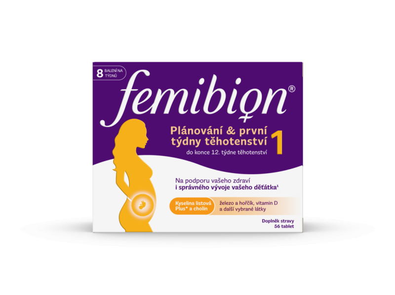 FEMIBION 1 Plánování a první týdny těhotenství 56 tablet