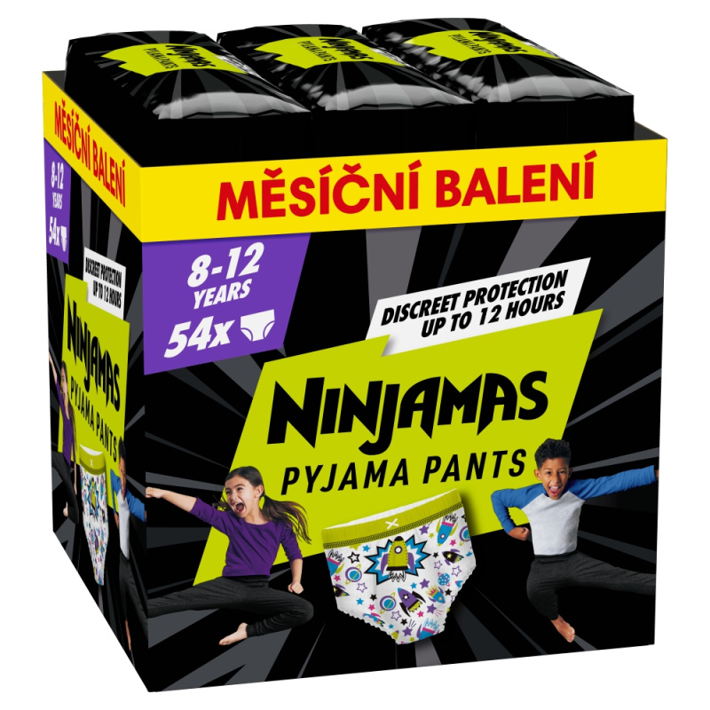PAMPERS Ninjamas pants S8 Space 27 - 43 kg 54 kusů