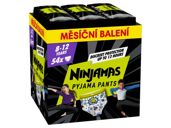 PAMPERS Ninjamas pants S8 Space 27 - 43 kg 54 kusů