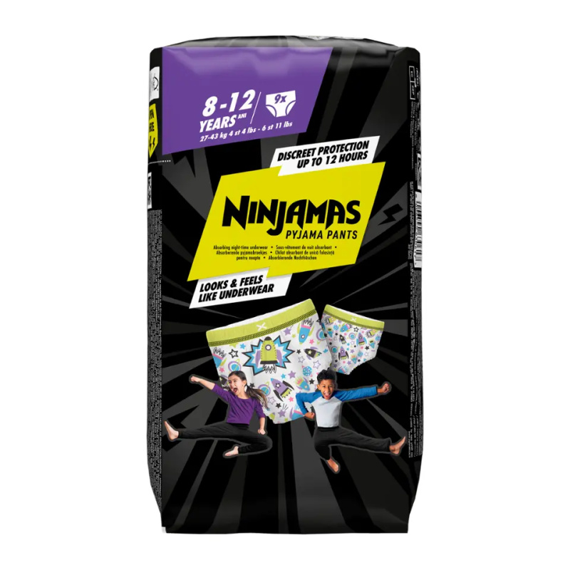 Pampers Ninjamas Pyjama Pants pyžamové plenkové kalhotky 27-43 kg Spaceships 9 ks