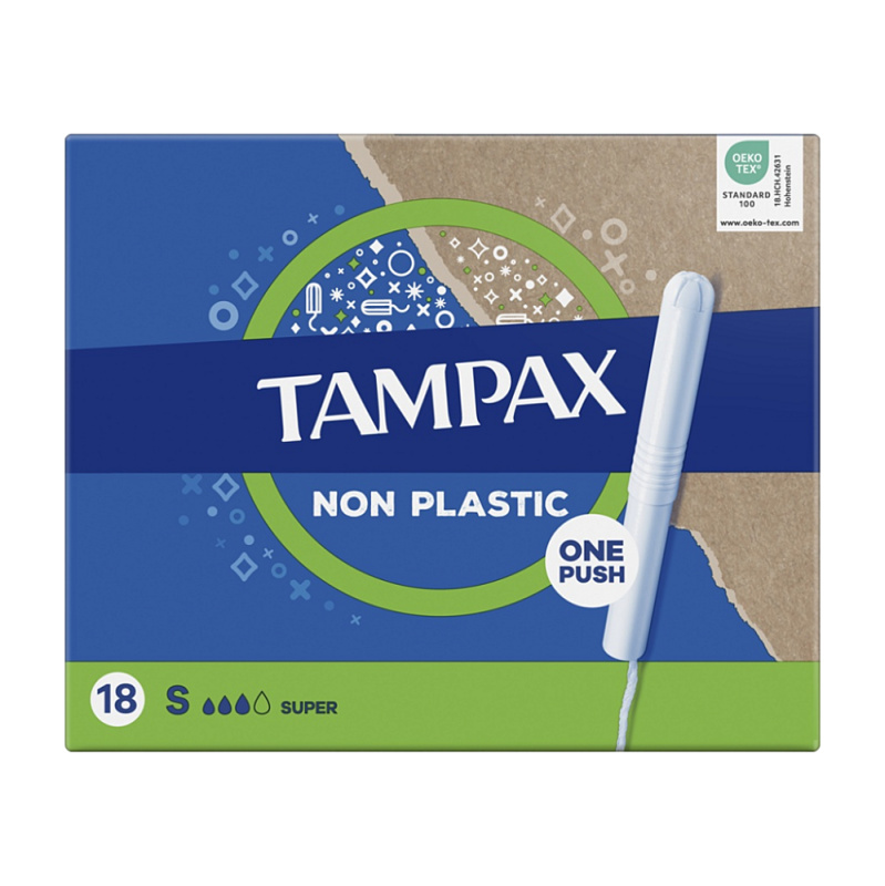 Tampax Super tampony s aplikátorem 18 ks