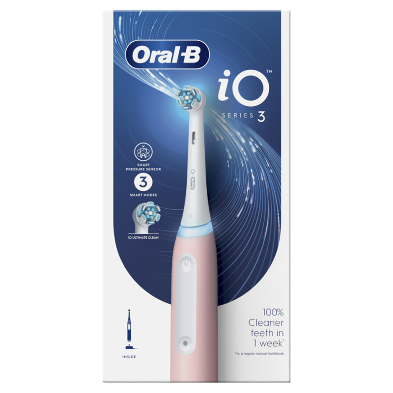 Oral B iO3 elektrický zubní kartáček Pink 1 ks