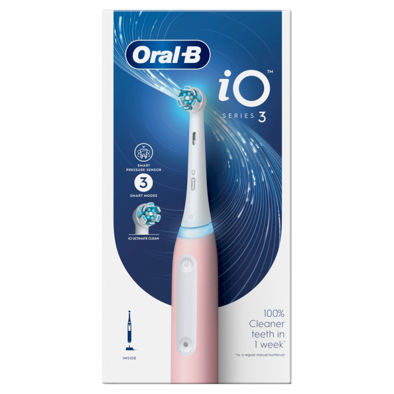 Oral B iO3 elektrický zubní kartáček Pink 1 ks