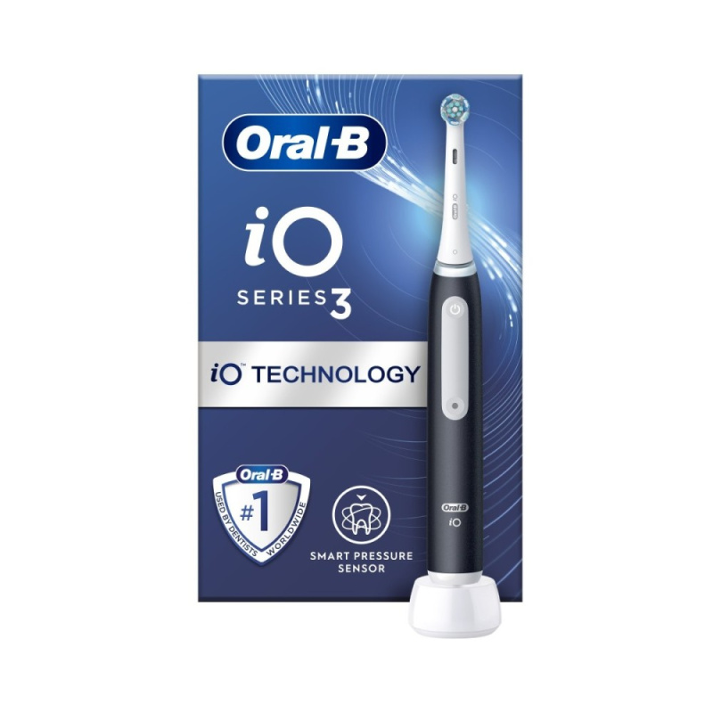 Oral B iO3 elektrický zubní kartáček Black 1 ks