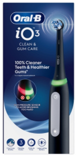 Oral B iO3 elektrický zubní kartáček Black 1 ks