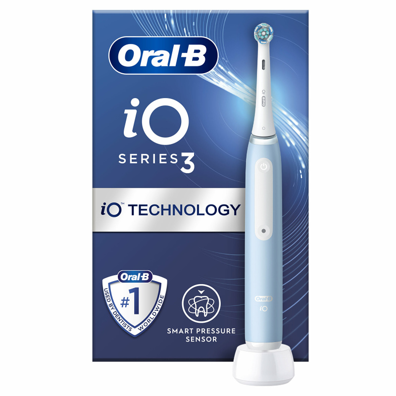 Oral-B Magnetický zubní kartáček iO Series 3 Ice Blue, 1 ks