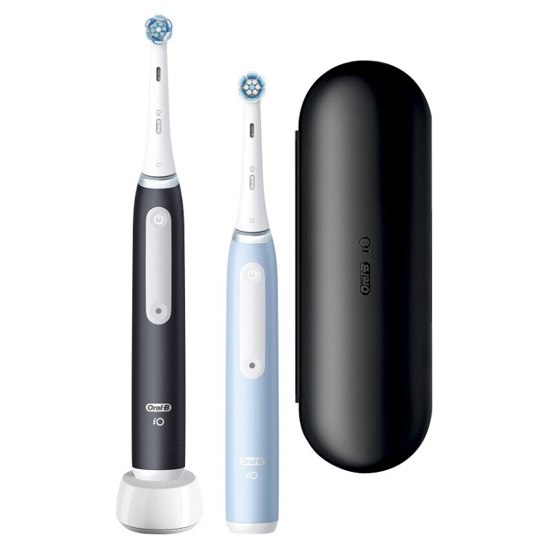 Oral B iO3 elektrický zubní kartáček DUO Black&Blue 2 ks