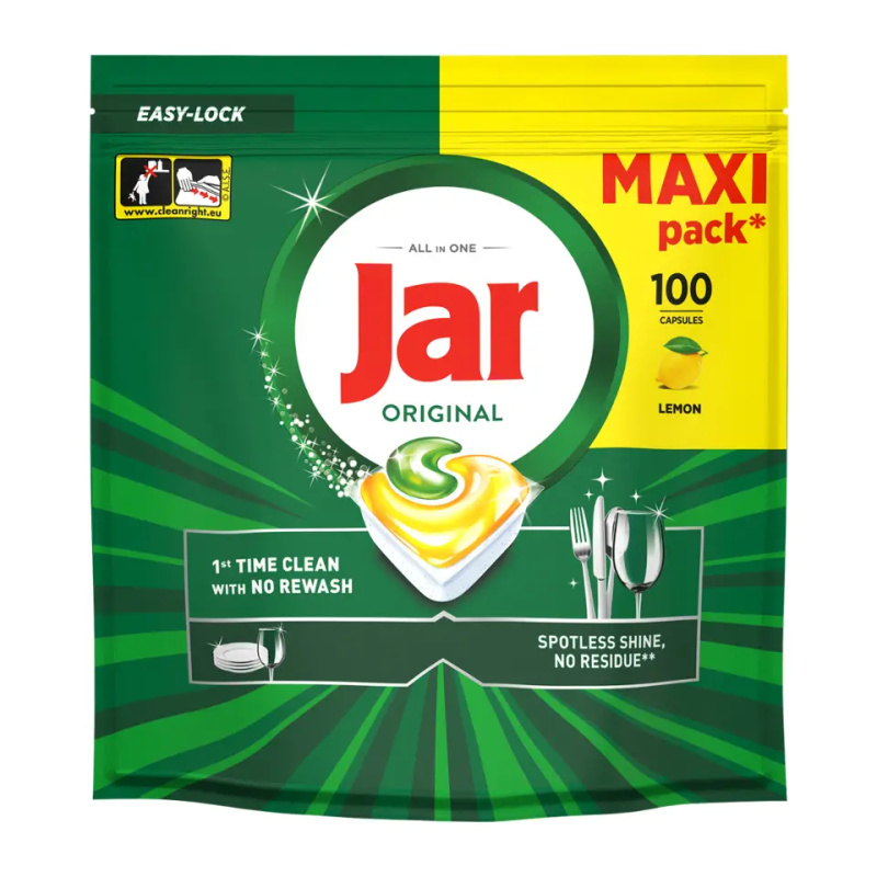 JAR Tablety do myčky Original All-in-One Yellow 100 ks