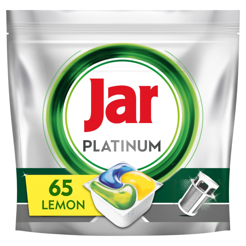 Tablety do myčky Jar - platinum, 65 ks