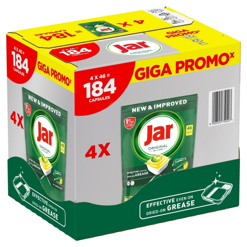 Jar Original All in One - kapsle do myčky - 4 x 46 kapslí