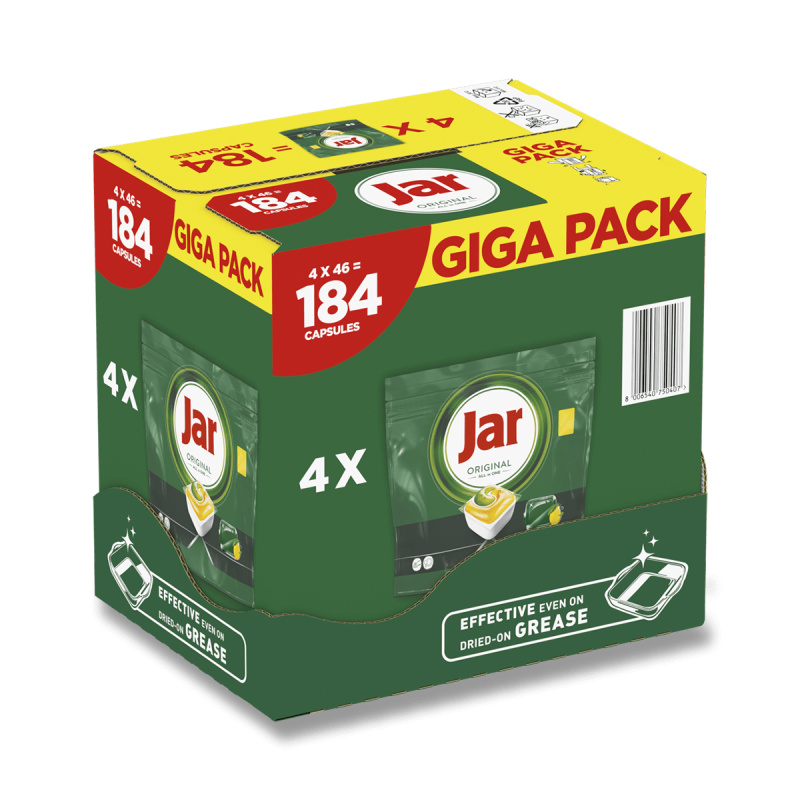Jar Original All in One - kapsle do myčky - 4 x 46 kapslí
