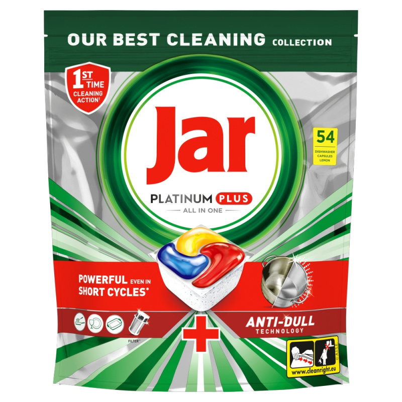 Tablety do myčky Jar - platinum plus, 54 ks