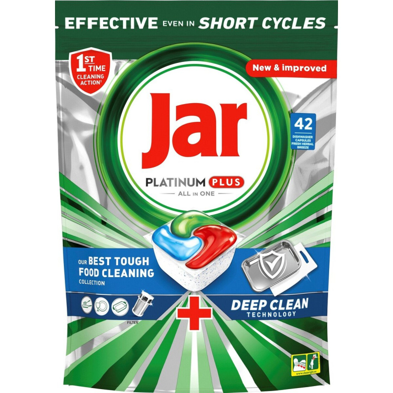 Jar Platinum Plus Deep Clean kapsle do myčky