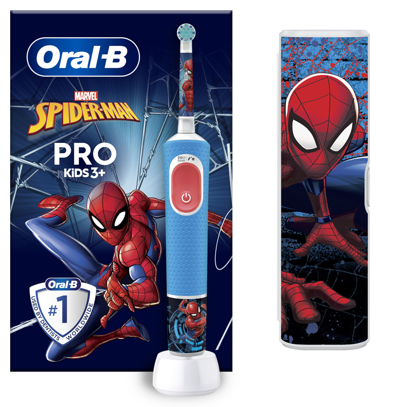 ORAL-B Elektronický kartáček Vitality Pro Kids Spiderman, 1 ks