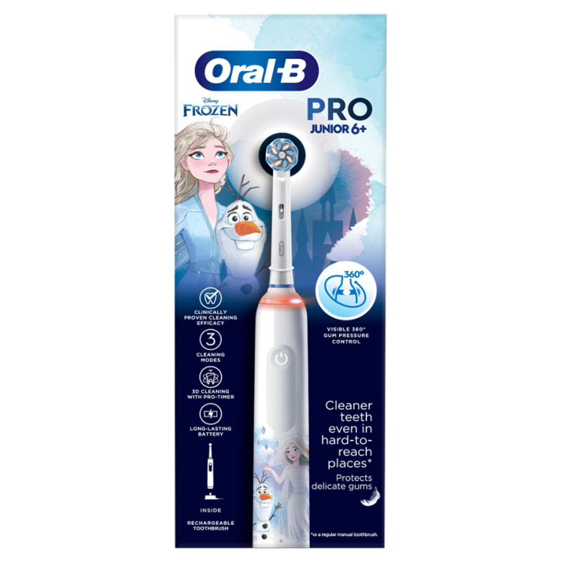 Oral B PRO Junior 6+ elektrický zubní kartáček pro děti Frozen 1 ks