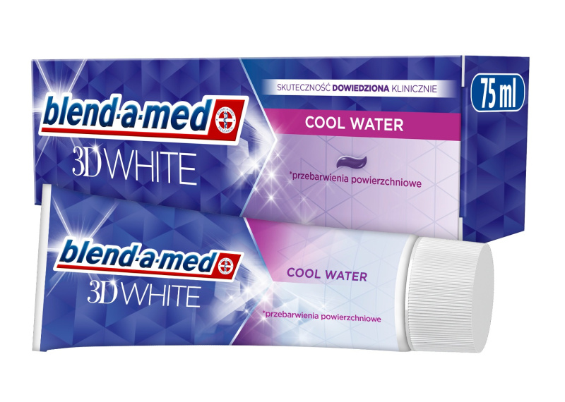 Blend-a-med 3D White Cool Water bělicí zubní pasta 75 ml
