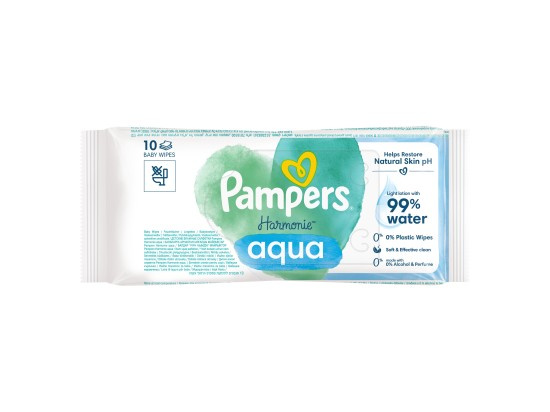 Procter and Gamble Pampers wipes Harmonie aqua (10ks/fol)