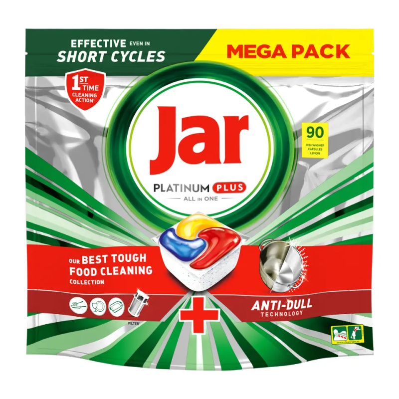 Jar Tablety do myčky Platinum Plus All In One 90 ks 90 ks