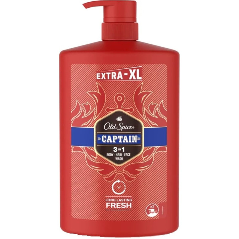 Old Spice Captain sprchový gel pro muže 3v1 s tóny santalového dřeva a citrusů