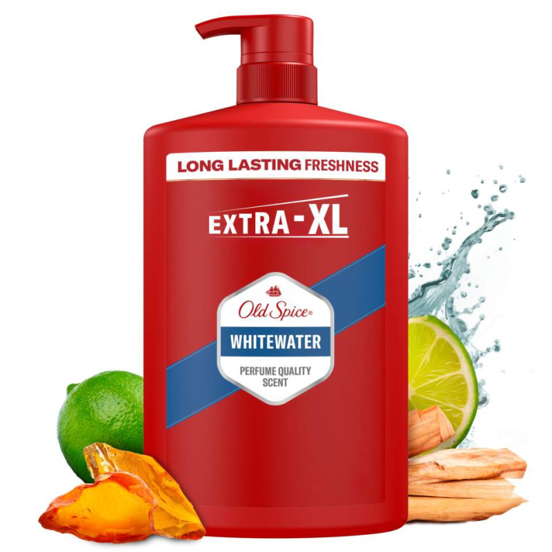 Old Spice Whitewater sprchový gel pro muže 1000 ml