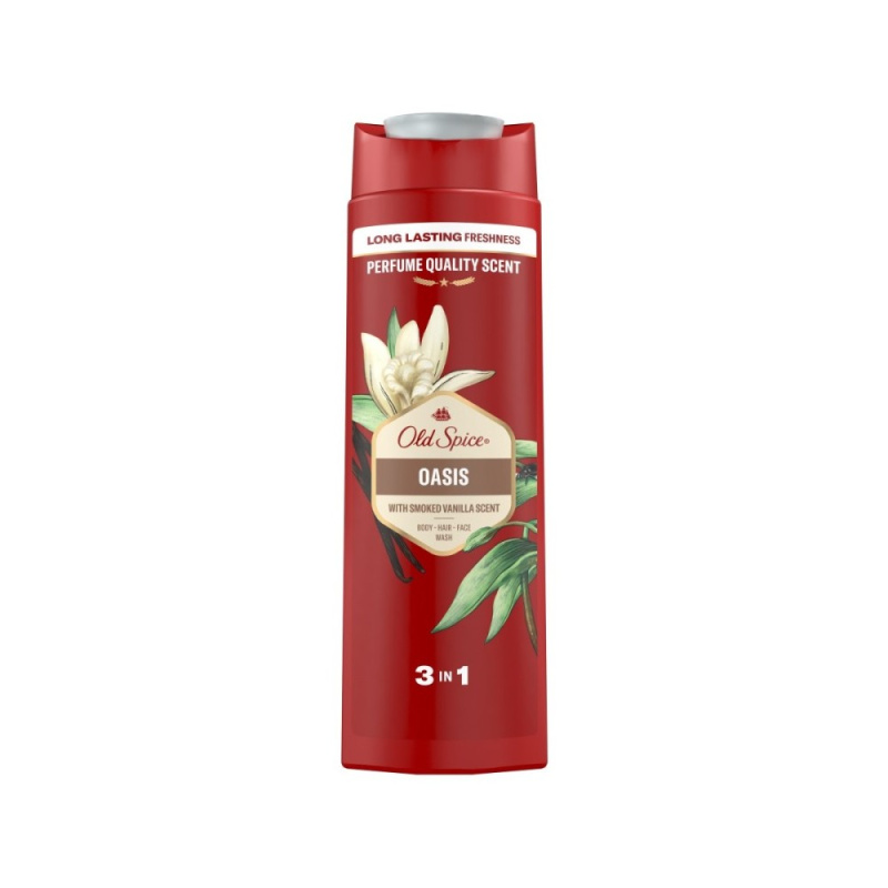 Old Spice Oasis sprchový gel pro muže 3 v 1 400 ml