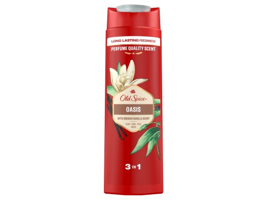 Old Spice Oasis sprchový gel pro muže 3 v 1 400 ml