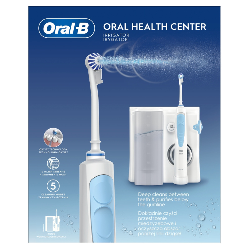 Oral B Oxyjet MD20 Power ústní sprcha + 2 náhradní hlavice 1 ks