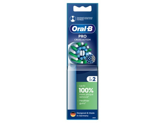Oral-B Pro Cross Action Kartáčkové hlavy 2 ks