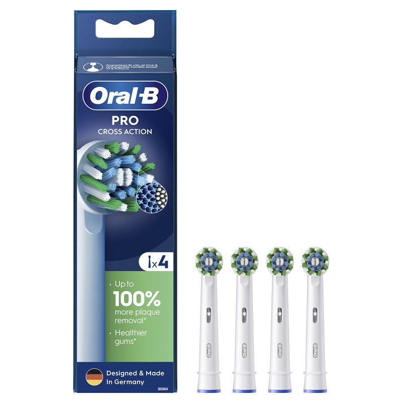 Oral B PRO Cross Action náhradní hlavice pro zubní kartáček 4 ks