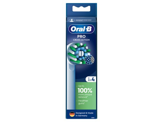 Oral B PRO Cross Action náhradní hlavice pro zubní kartáček 4 ks