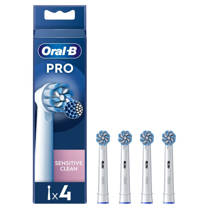 Oral B PRO Sensitive Clean náhradní hlavice pro zubní kartáček 4 ks