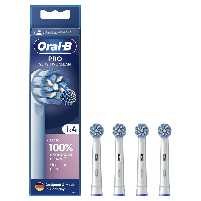 Oral B PRO Sensitive Clean náhradní hlavice pro zubní kartáček 4 ks