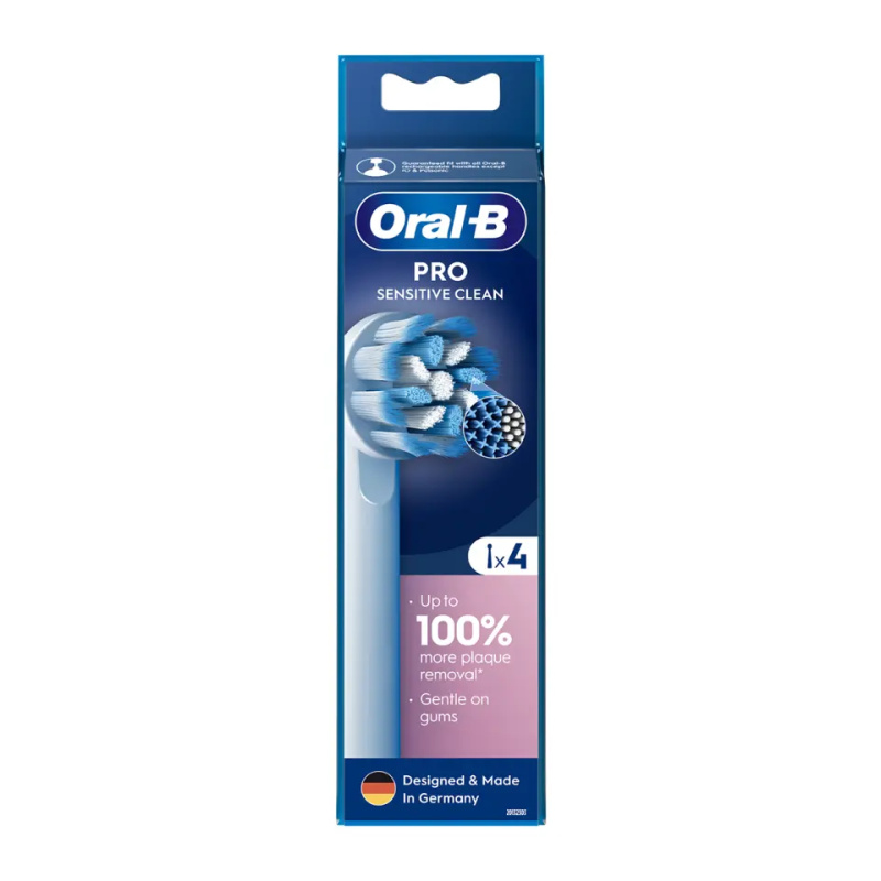 Oral B PRO Sensitive Clean náhradní hlavice pro zubní kartáček 4 ks