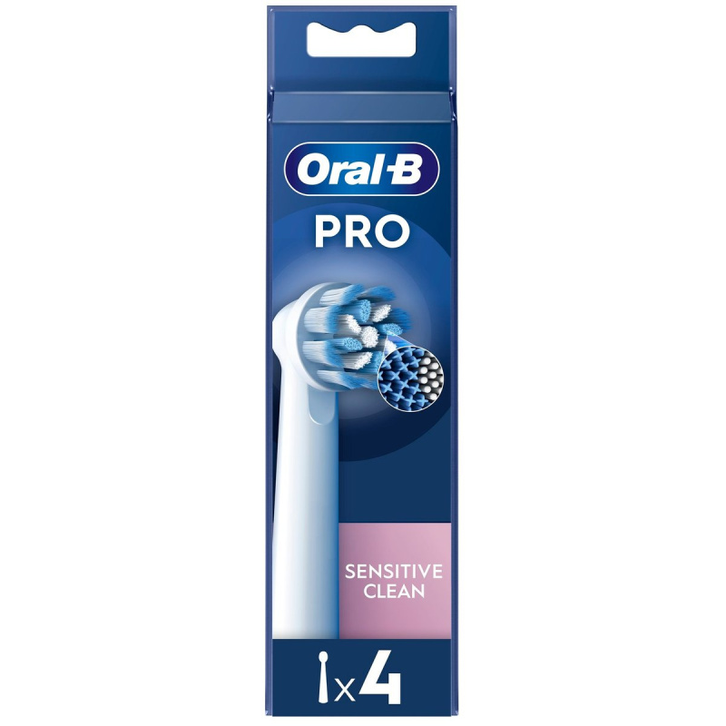 Oral B PRO Sensitive Clean náhradní hlavice pro zubní kartáček 4 ks