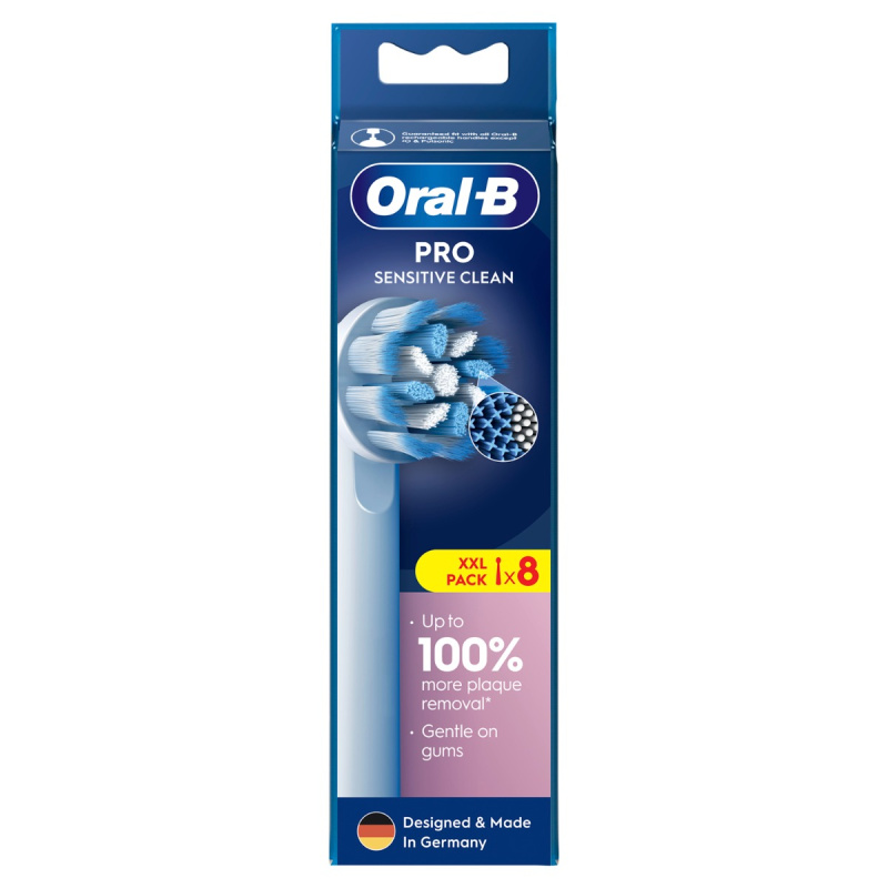 Oral B PRO Sensitive Clean náhradní hlavice pro zubní kartáček 8 ks