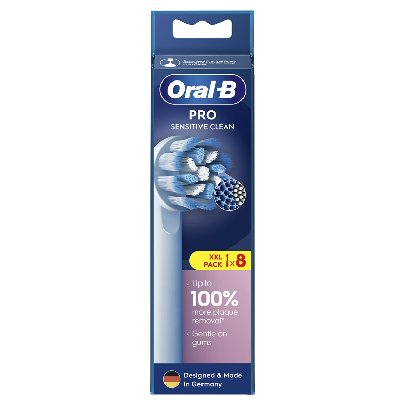 Oral B PRO Sensitive Clean náhradní hlavice pro zubní kartáček 8 ks