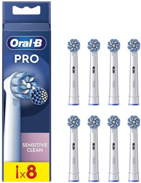 Oral B PRO Sensitive Clean náhradní hlavice pro zubní kartáček 8 ks