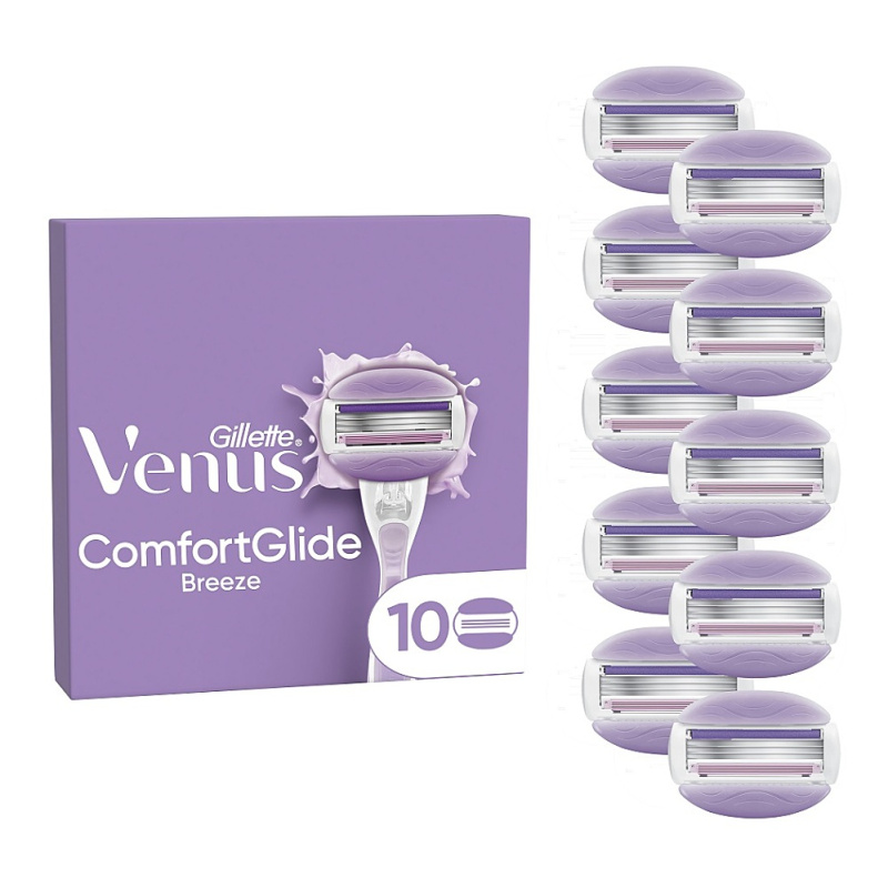 Gillette Venus ComfortGlide Breeze náhradní břity 10 ks