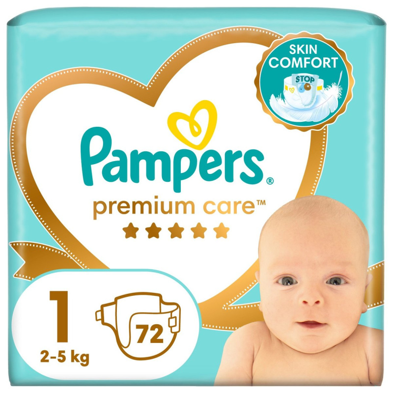 Pampers Premium care jednorázové plenky 1 (2–5 kg)