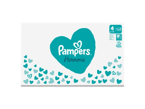 Pampers Harmonie Baby dětské plenky velikost 4 (9–14 kg)
