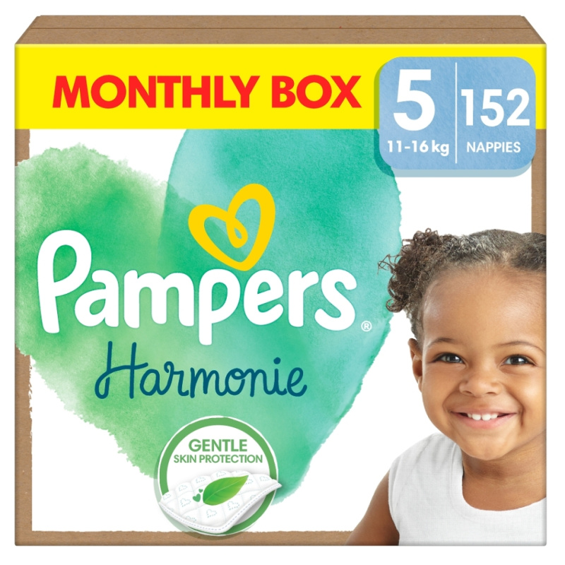 Pampers Harmonie Baby dětské plenky velikost 5 (11–16 kg)