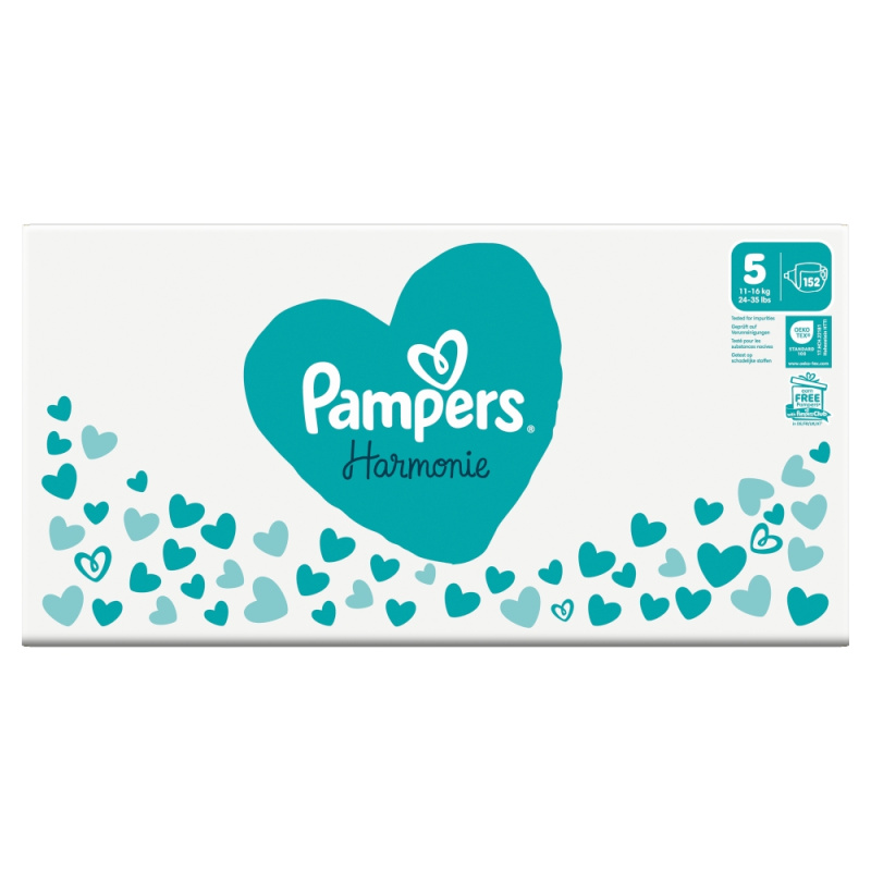Pampers Harmonie Baby dětské plenky velikost 5 (11–16 kg)