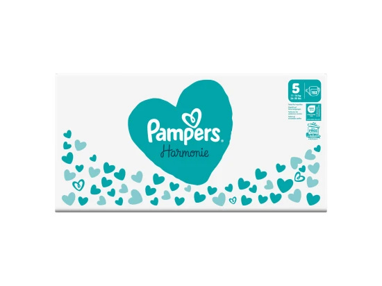 Pampers Harmonie Baby dětské plenky velikost 5 (11–16 kg)