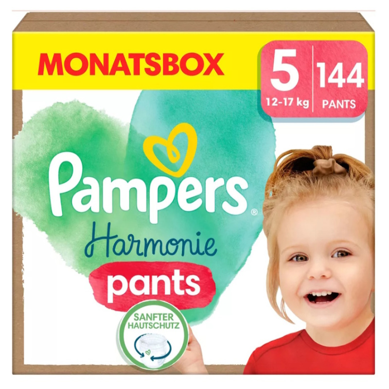 Pampers Harmonie Baby plenkové kalhotky velikost 5 (12–17 kg)