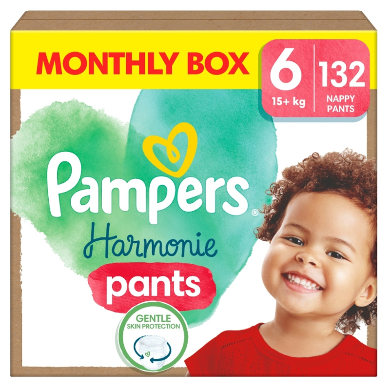 Pampers Harmonie Baby plenkové kalhotky velikost 6 (od 15 kg)
