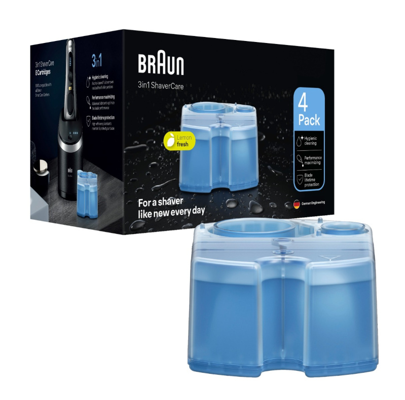 Braun CCR Refill LemonFresh náhradní náplně do čisticí stanice s vůní Lemon Fresh 4 ks
