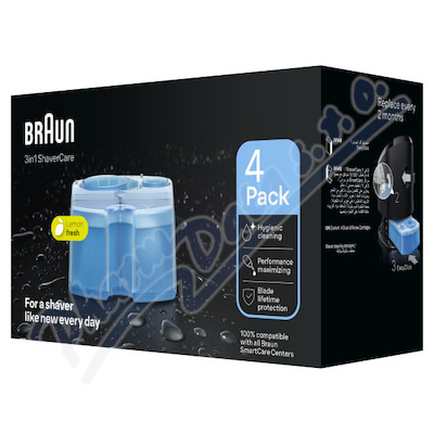 Braun CCR Refill LemonFresh náhradní náplně do čisticí stanice s vůní Lemon Fresh 4 ks